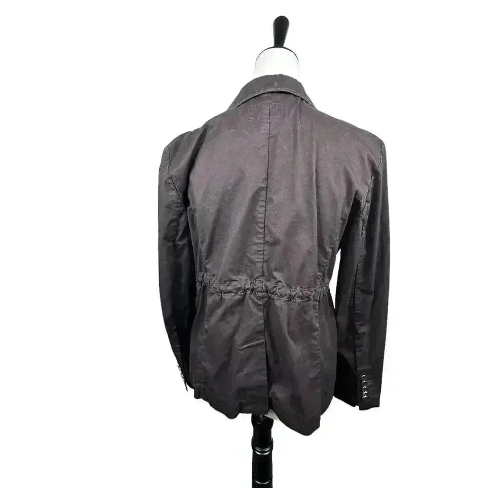 Michael Kors chocolate brown jacket with toggles size 12 petite - Picture 4 of 11